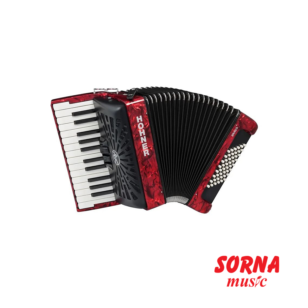 آکاردئون HOHNER A16532 BRAVO II 48RED
