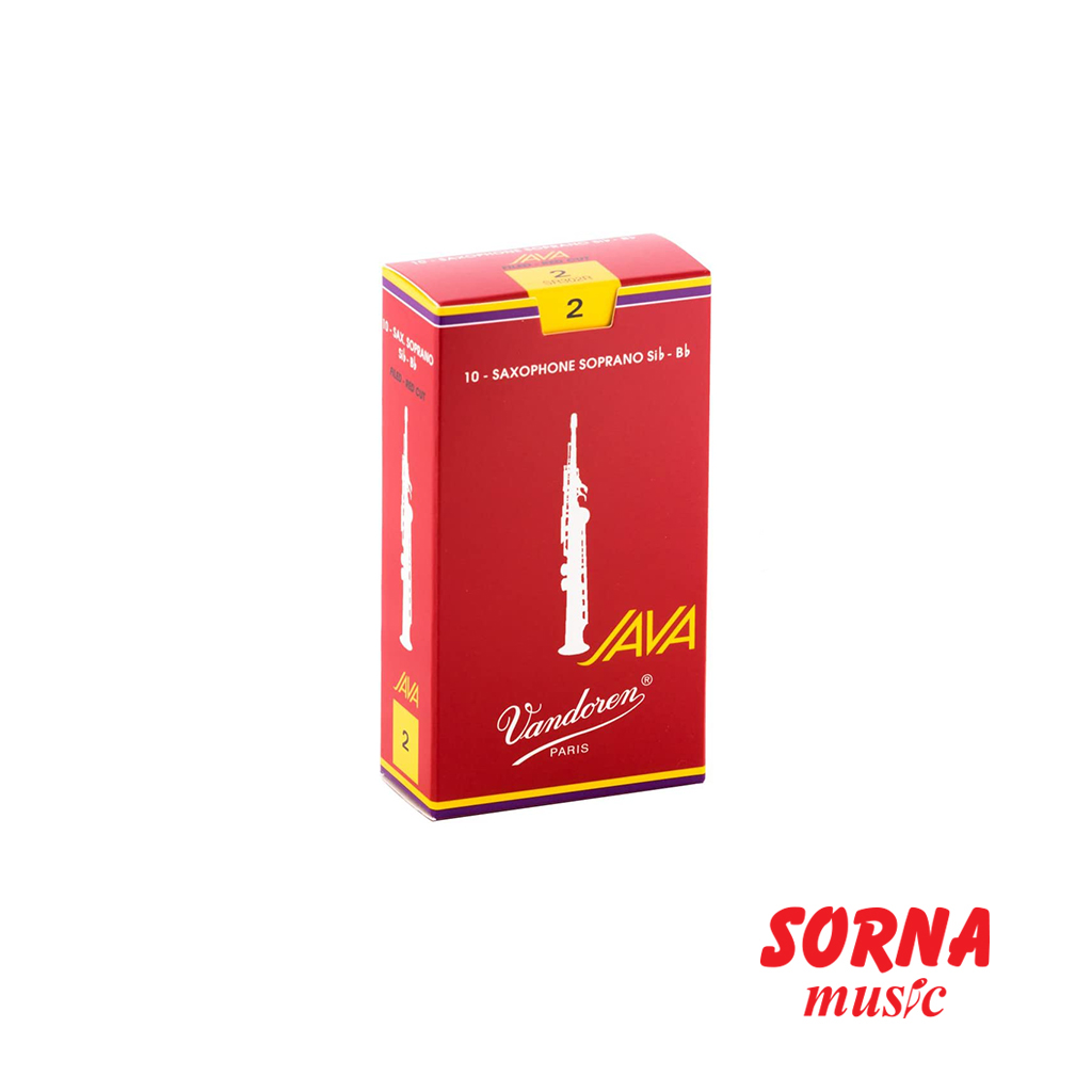 قمیش ساکسوفون سوپرانو 2 VANDOREN JAVA RED (یکی از 10 عدد)