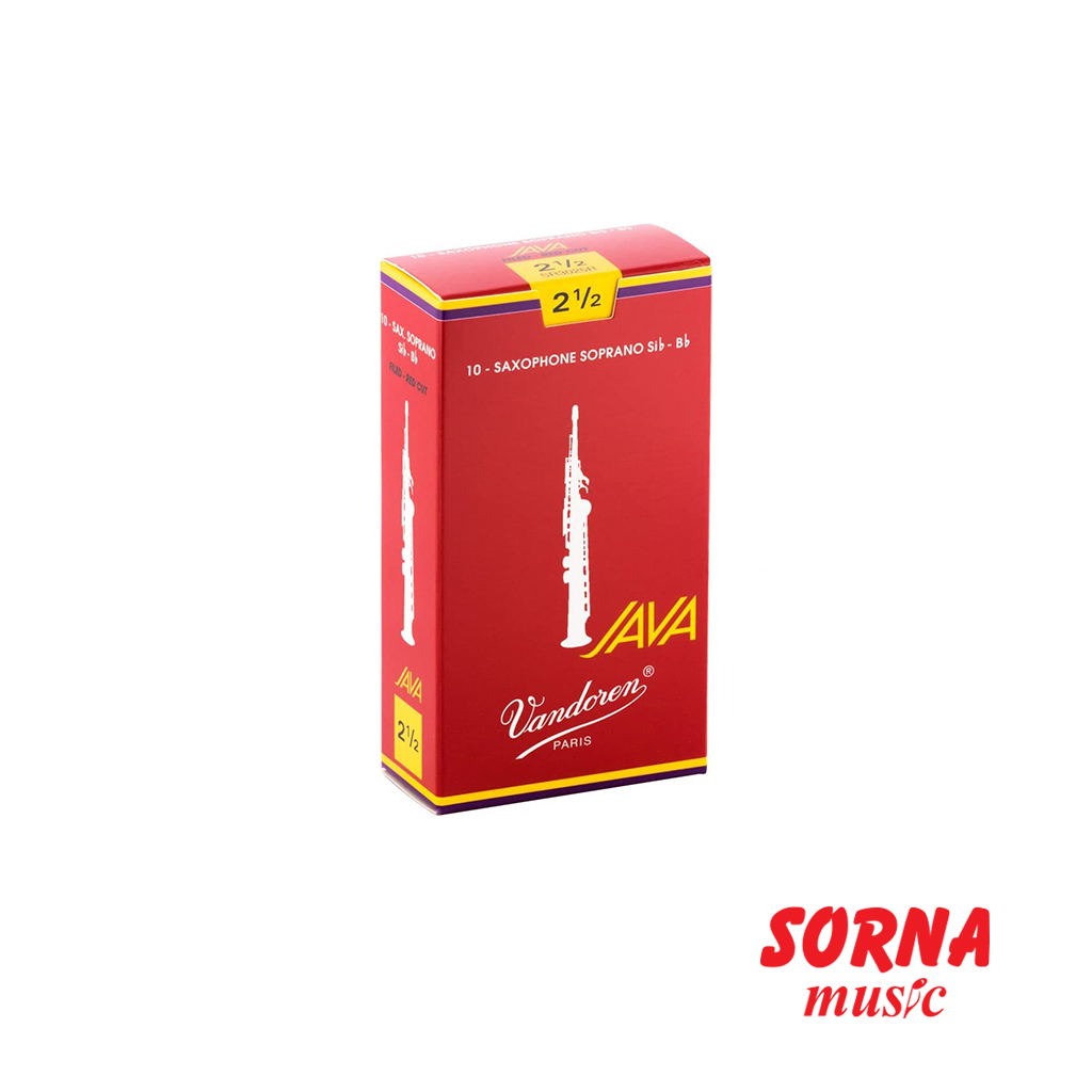 قمیش ساکسوفون سوپرانو 2.5 VANDOREN JAVA RED (یکی از 10 عدد)